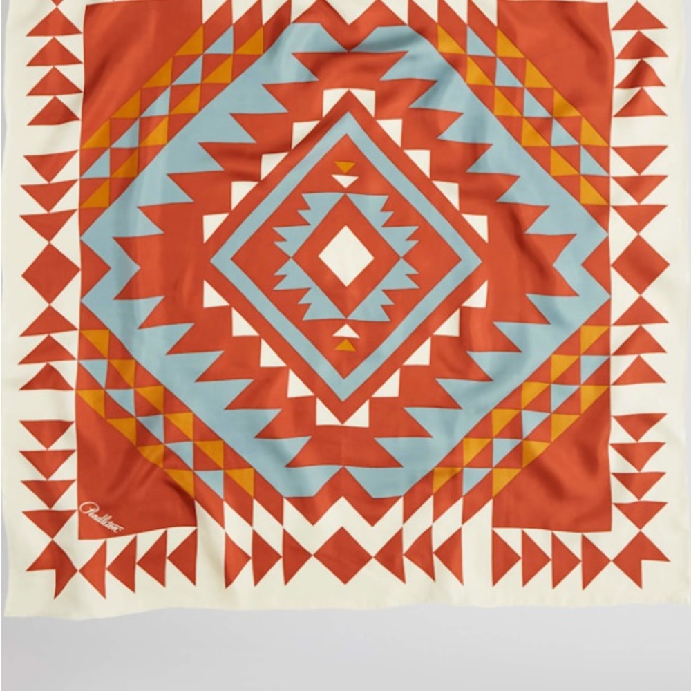 The bold graphics of our Pilot Rock pattern make this oversized square s… - Picture 2 of 2